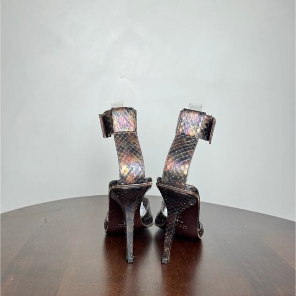 Gucci by Tom Ford Vintage Python Ankle Strap Heels - Size 7.5 - Picture 4 of 8